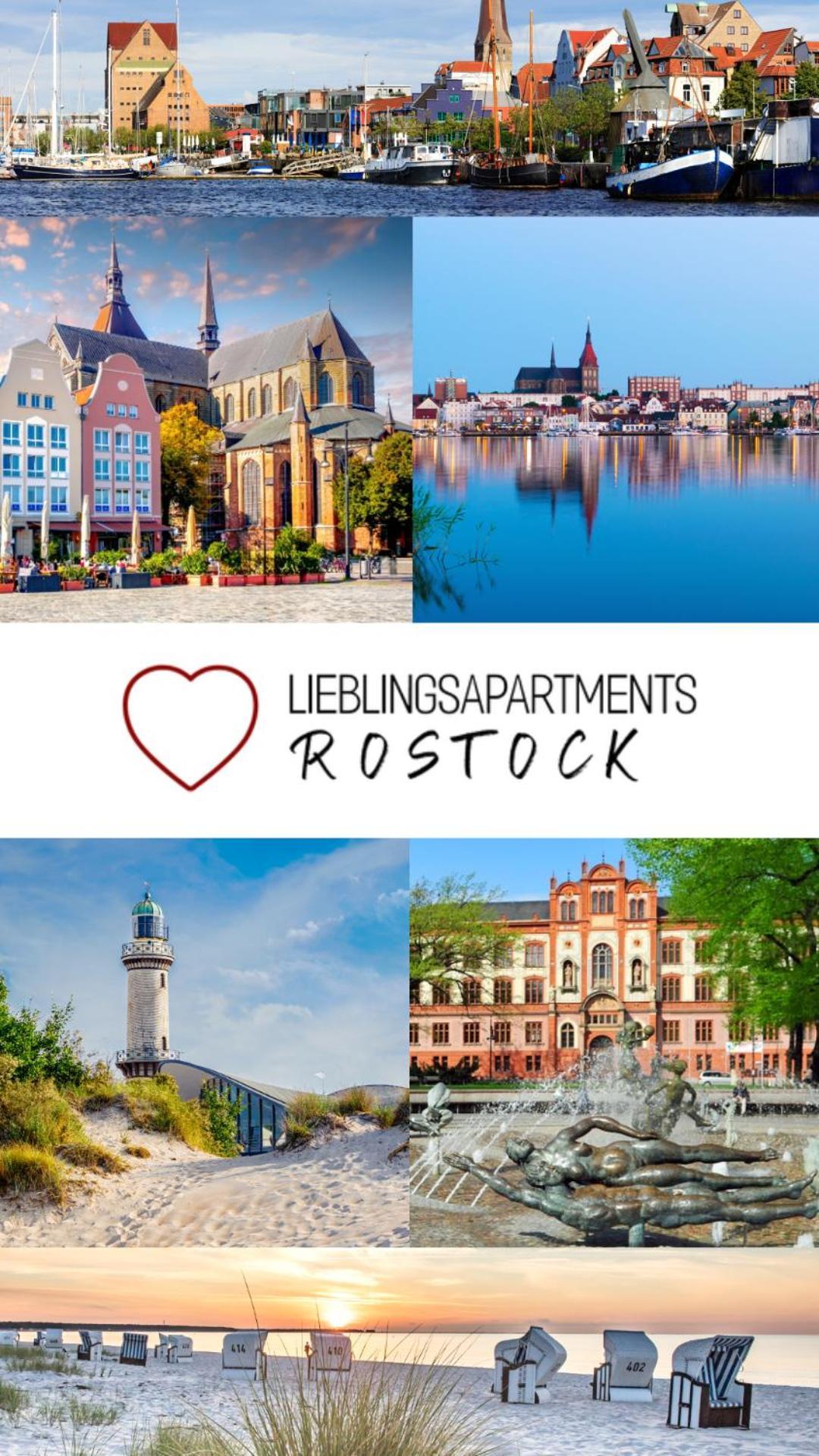 Zentrale Und Ruhige 4-raum-wohnung Für Bis Zu 6 Personen - Ideal Für Familien Und Gruppen Rostock